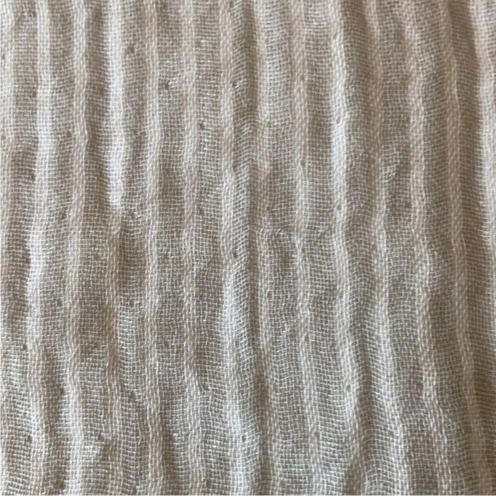 Anthropologie Reversible Airy Gauze Single Euro Sham
